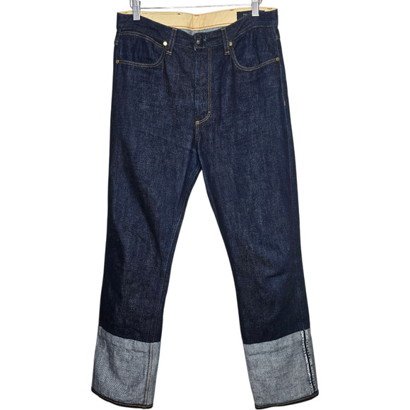 rag & bone Denim - Rag & Bone Dark Wash Cuff‎ Japanese Selvedge Jeans Size 27